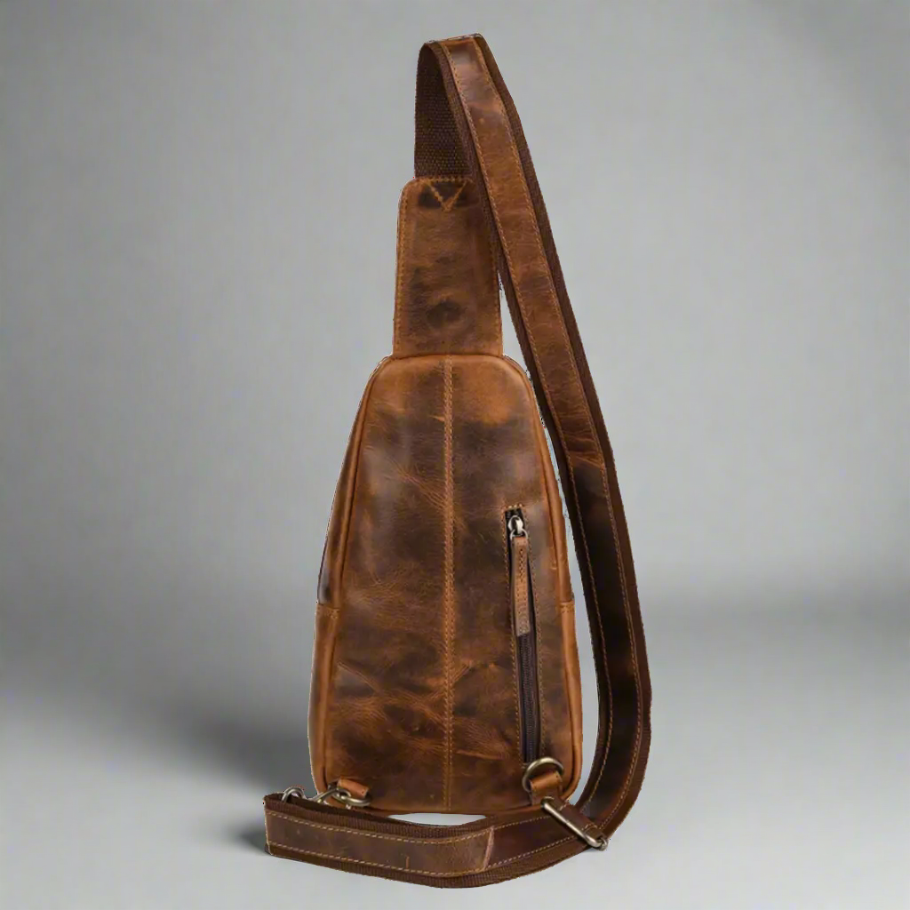 MET Off The Shoulder Leather Chest Bag Backpack Boutique of Leathers/Open Road