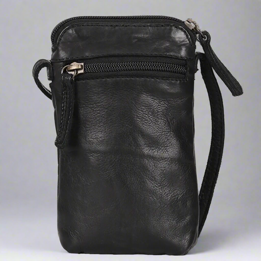 MET Small Crossbody Bag With Front Pocket Boutique of Leathers/Open Road