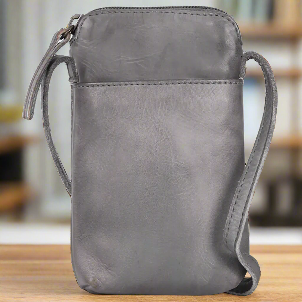 MET Small Crossbody Bag With Front Pocket Boutique of Leathers/Open Road