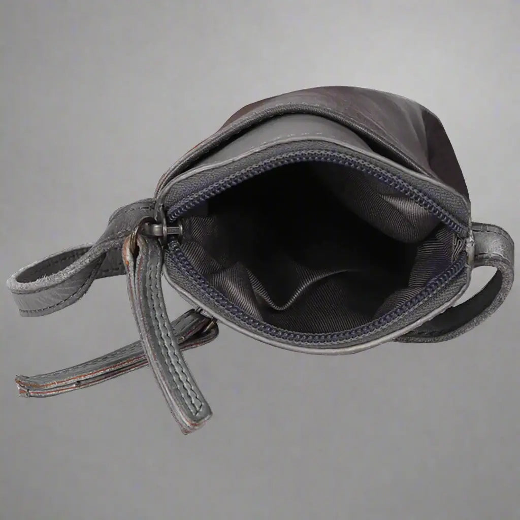 MET Small Crossbody Bag With Front Pocket Boutique of Leathers/Open Road