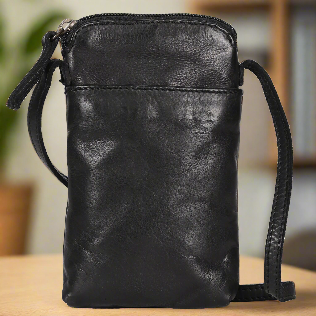 MET Small Crossbody Bag With Front Pocket Boutique of Leathers/Open Road