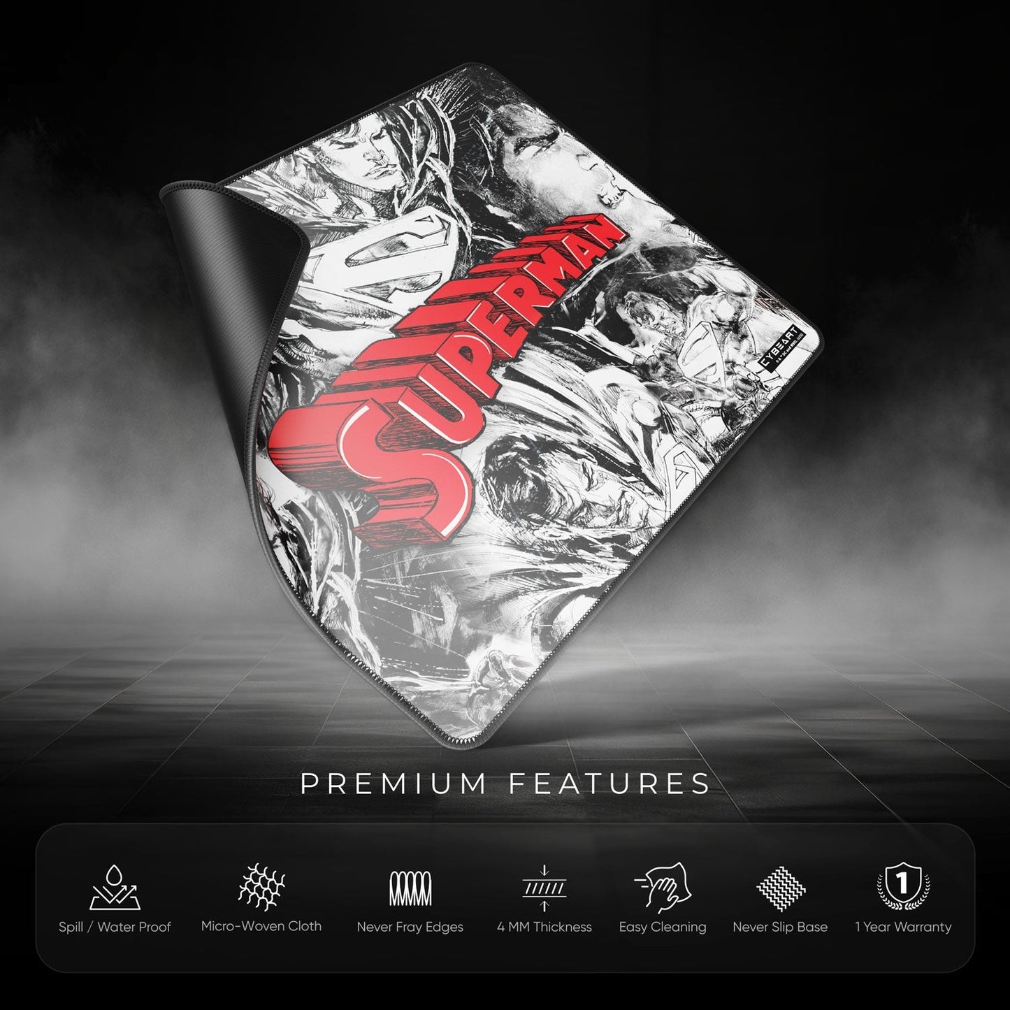 Superman Jim Lee Edition Gaming Mouse Pad - Velora