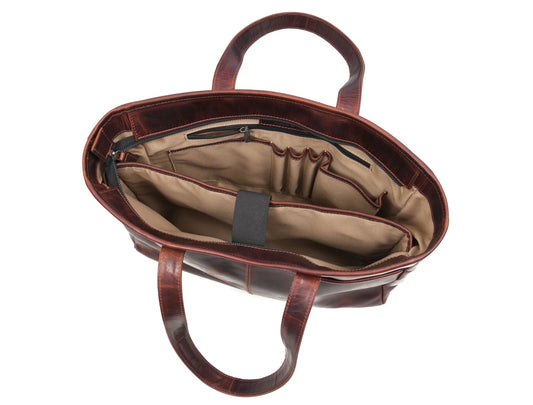 Manhattan - Leather Tote - Velora Luxury Fashion