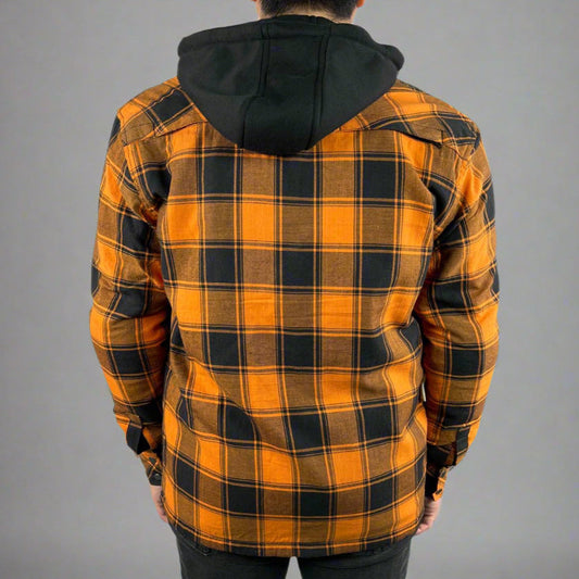 Men’s Armored Shirt with Removable Hoodie - Velora Luxury Fashion
