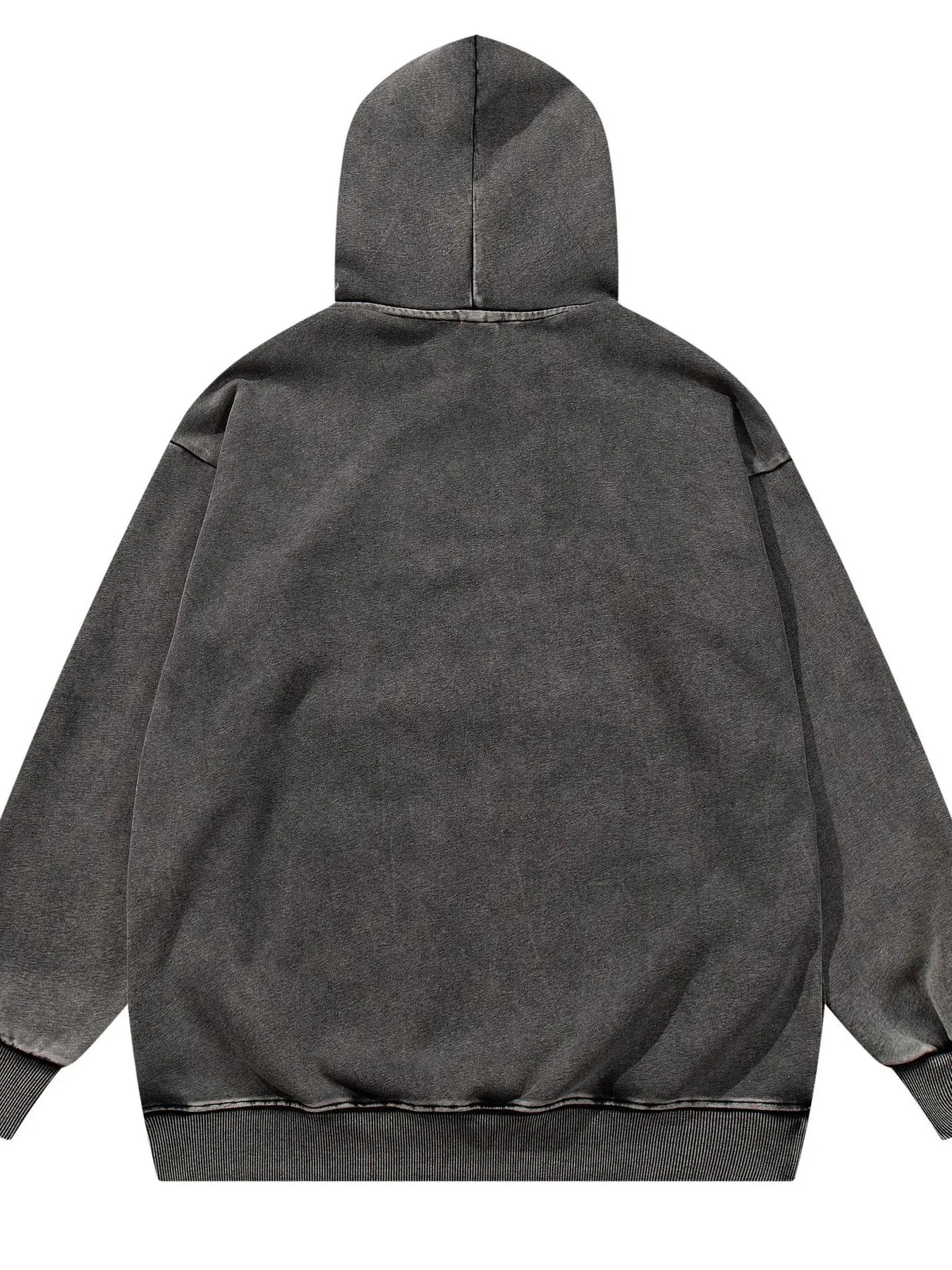 Men's Oversized Washed Long Sleeve Hoodie - Velora Luxury Fashion