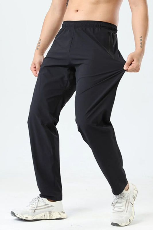 Men's Plus Size Elastic Waist Loose Fit Pants - Velora Luxury Fashion