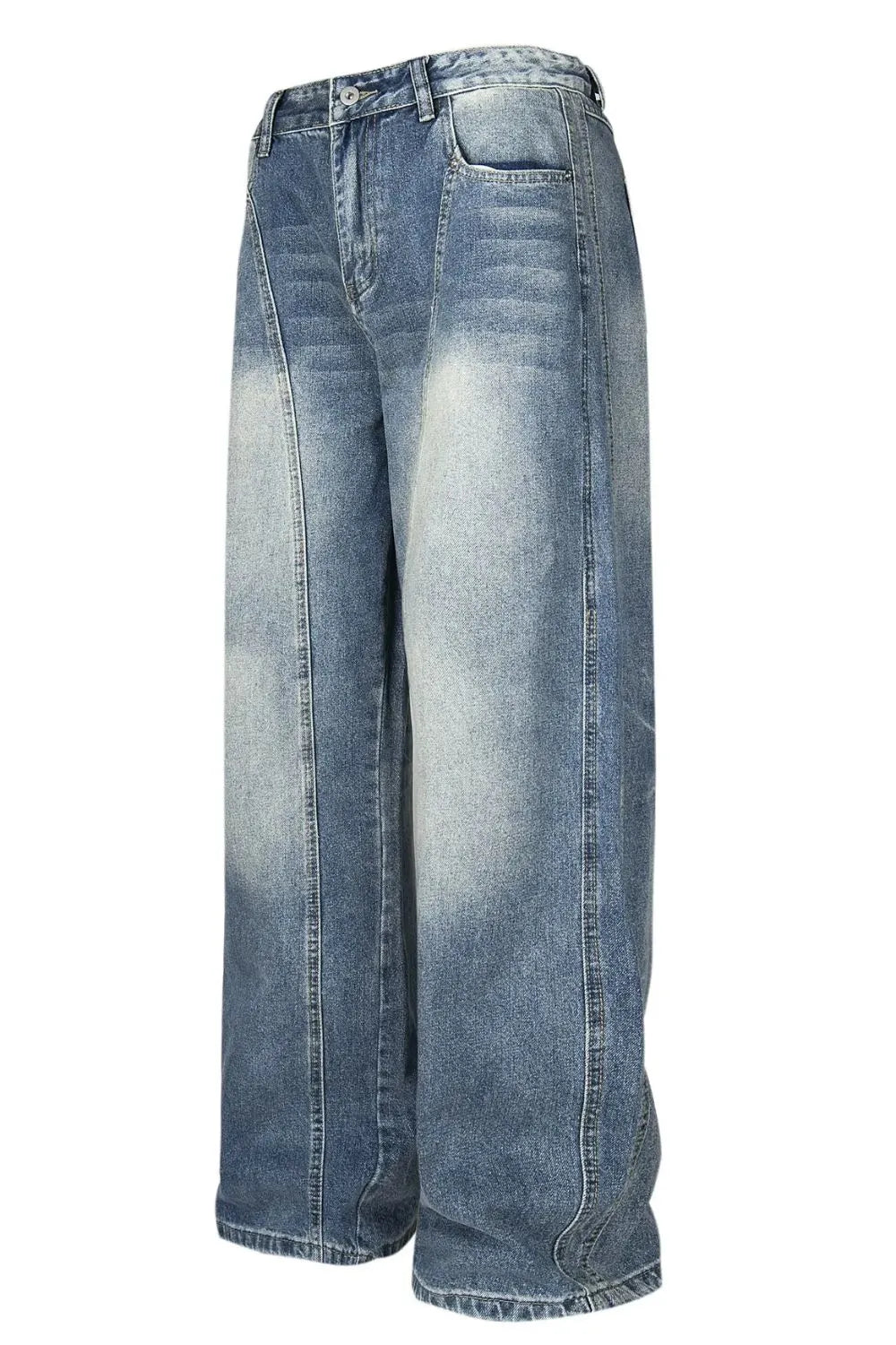 Men's Wide Leg Jeans - Velora Luxury Fashion