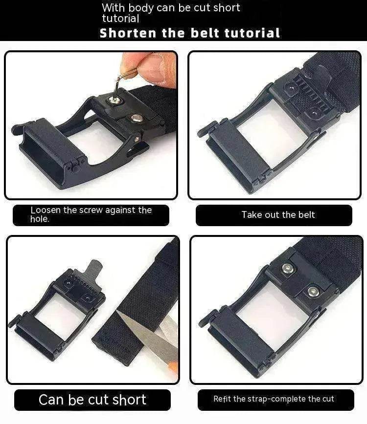 Men's Auto Buckle Belt: Thickened, Dual-use - Velora