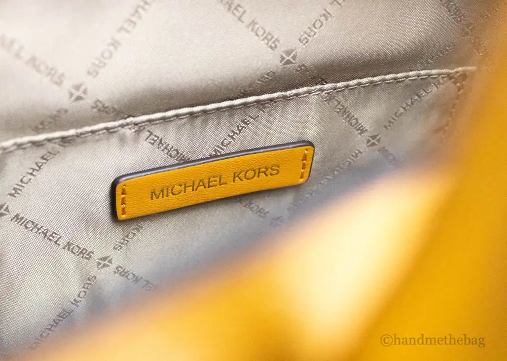 Michael Kors Avril Petite Honeycomb Leather Crossbody - Velora Luxury Fashion