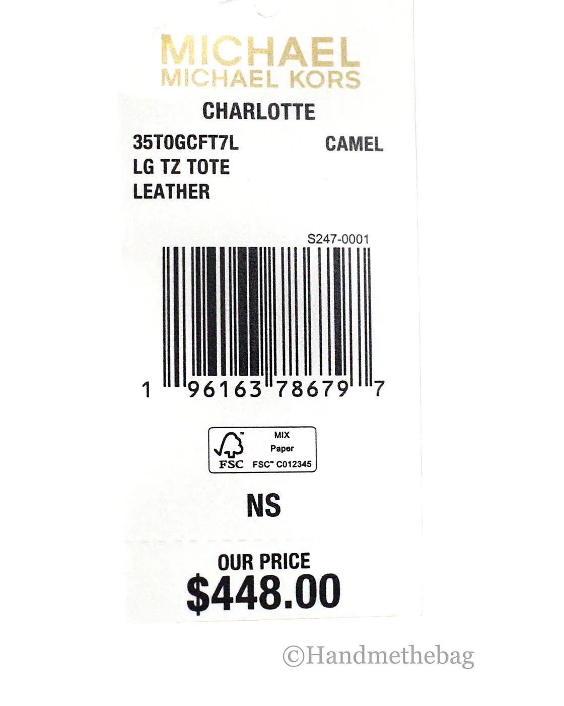 Michael Kors Charlotte Camel Large Top Zip Tote - Velora Luxury Fashion