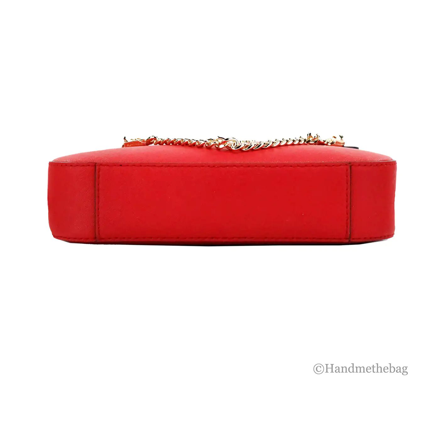 Michael Kors Jet Set EW Red Zip Chain Crossbody - Velora Luxury Fashion