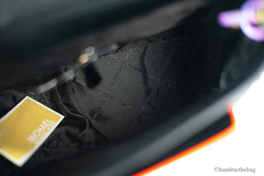 Michael Kors Manhattan Medium Black Satchel Bag - Velora Luxury Fashion