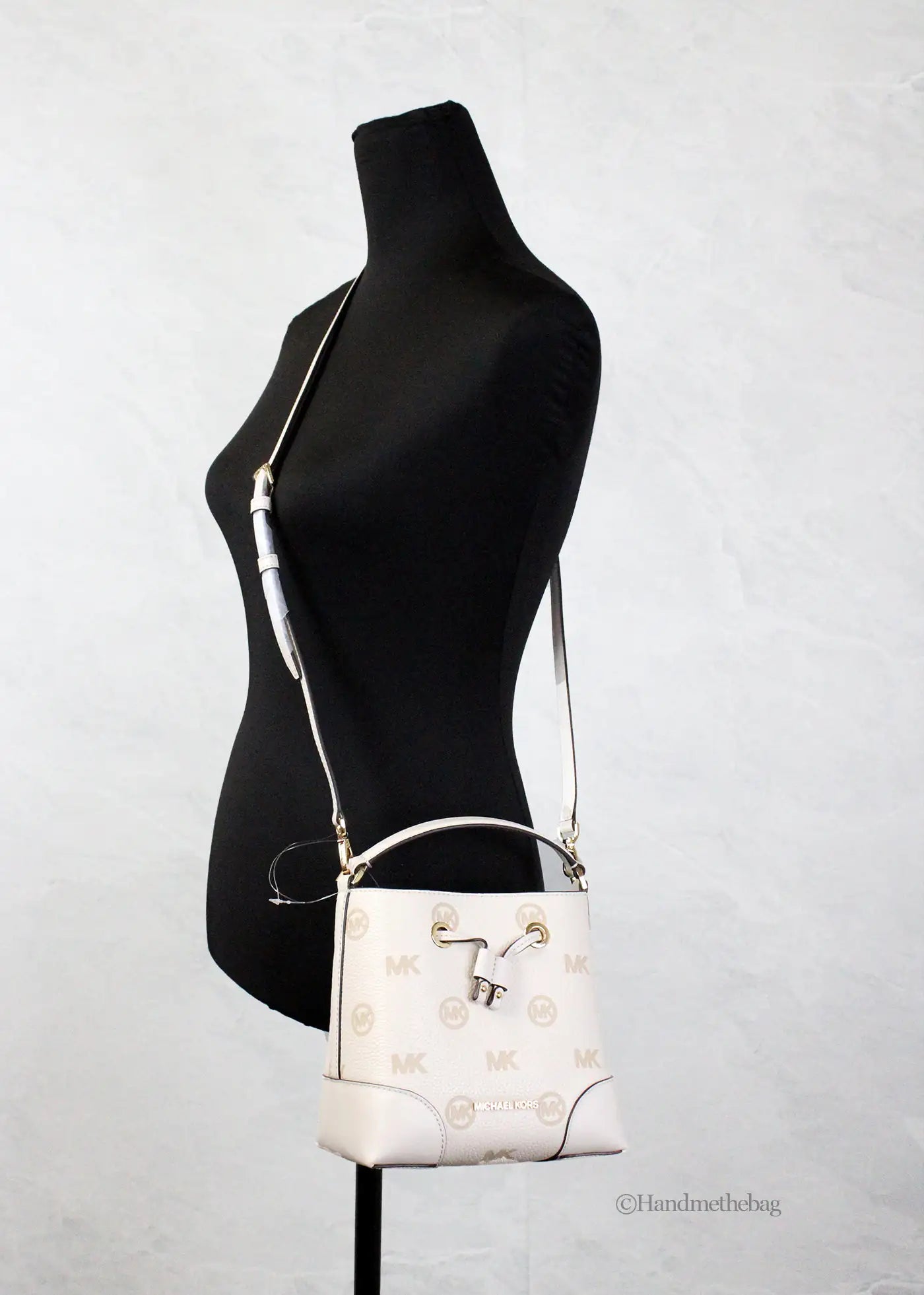 Michael Kors Mercer Embossed Bucket Crossbody Bag - Velora Luxury Fashion