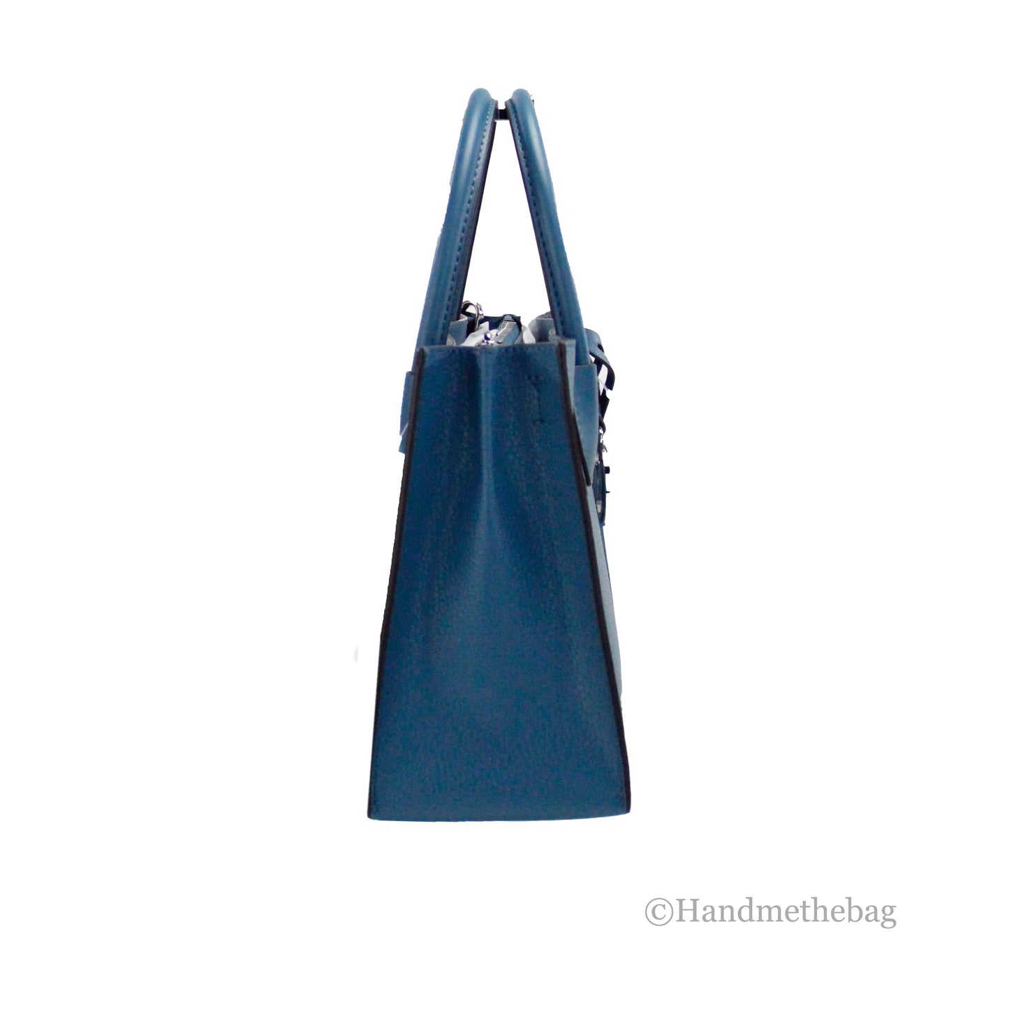 Michael Kors Mercer Teal Leather Messenger Crossbody Bag - Velora Luxury Fashion