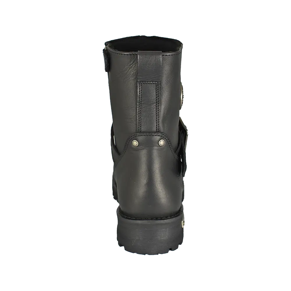 Milwaukee Leather Men's Wide 6" Side Zip Motorcycle Boots Boutique of Leathers/Open Road