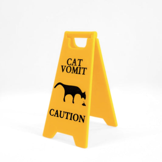 Mini Cat Wet Floor Sign - Velora