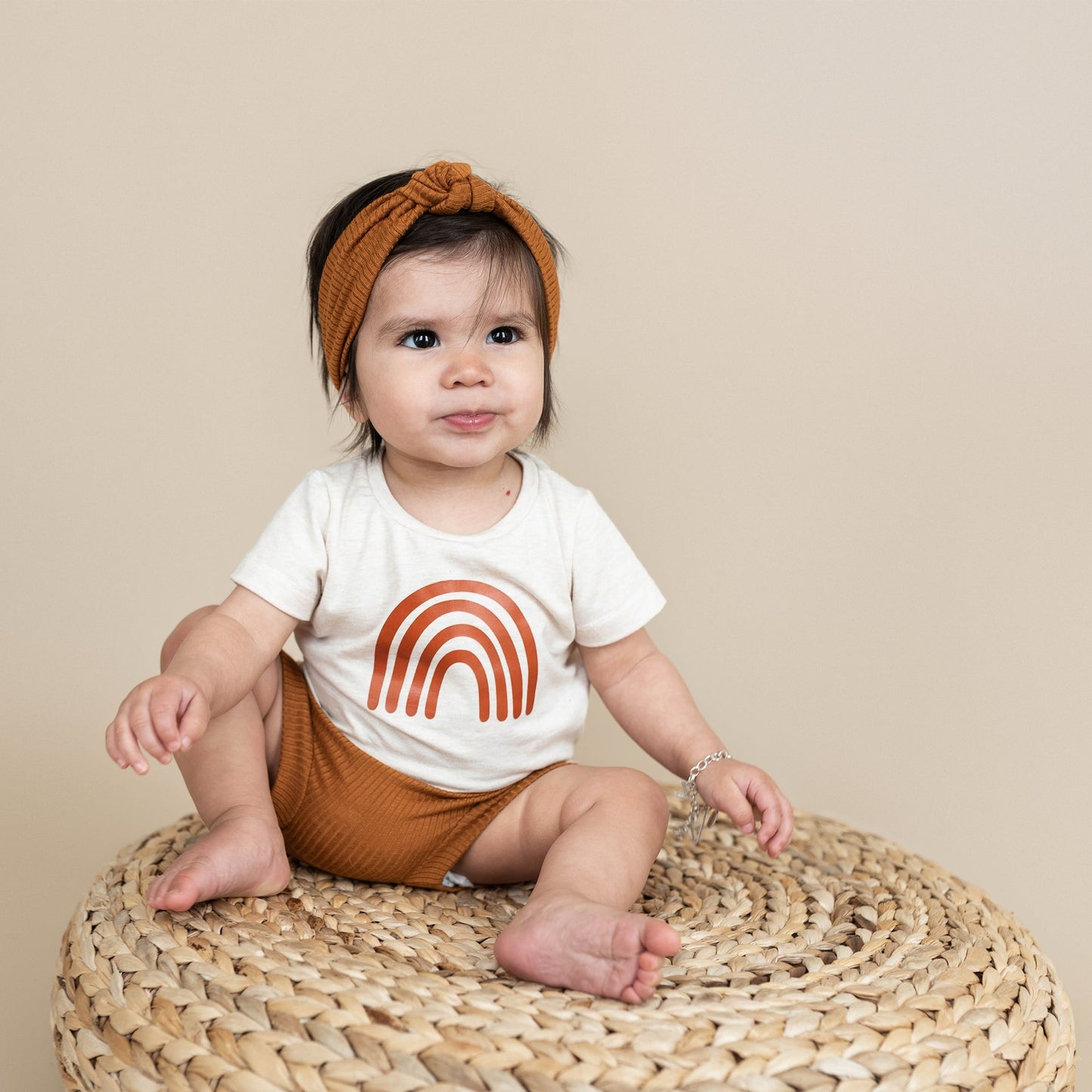 Modal Ribbed Turban Headwrap | Caramel - Velora Luxury Fashion