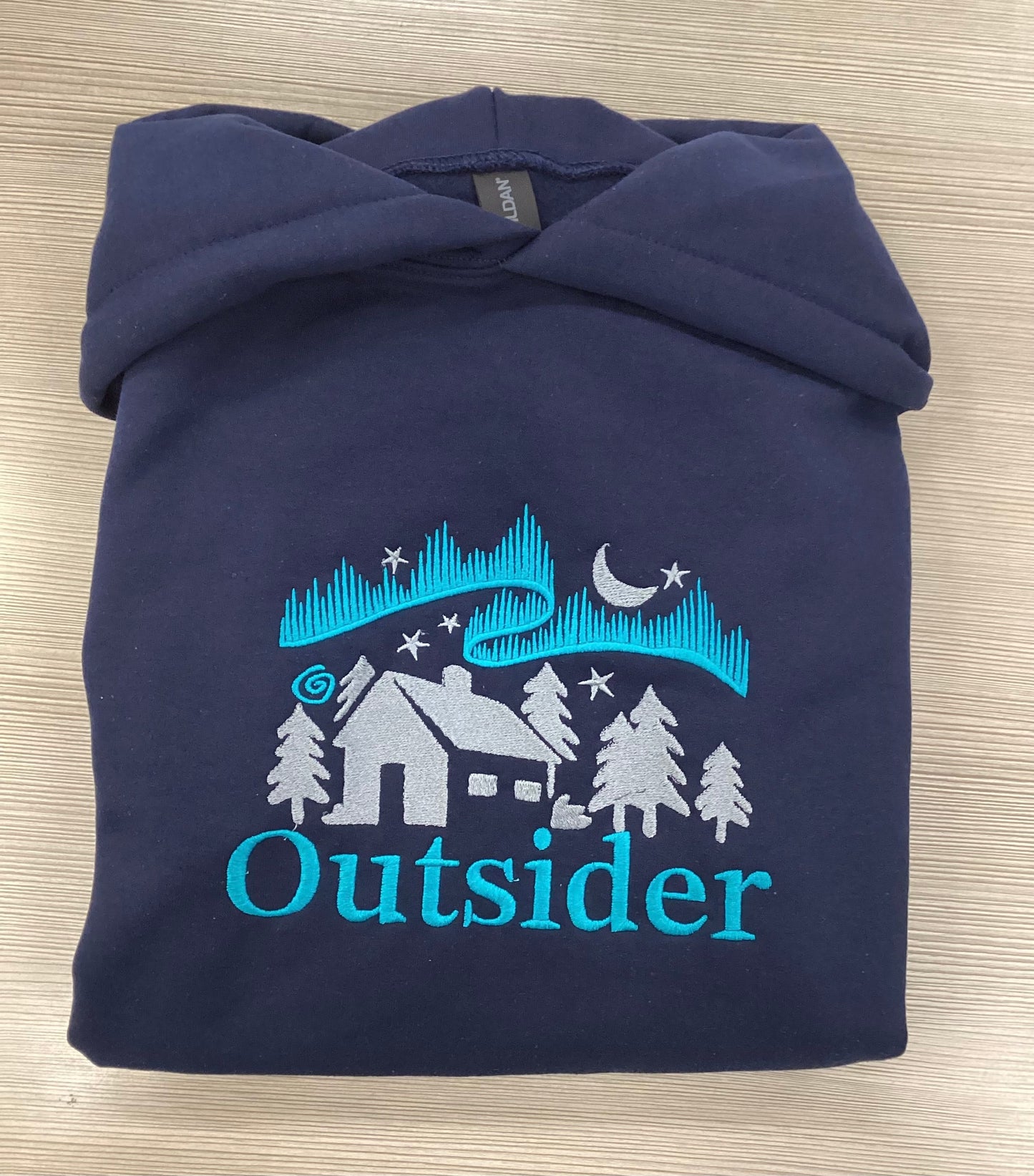 Navy Outsider Camping Hoodie - Velora Luxury Fashion