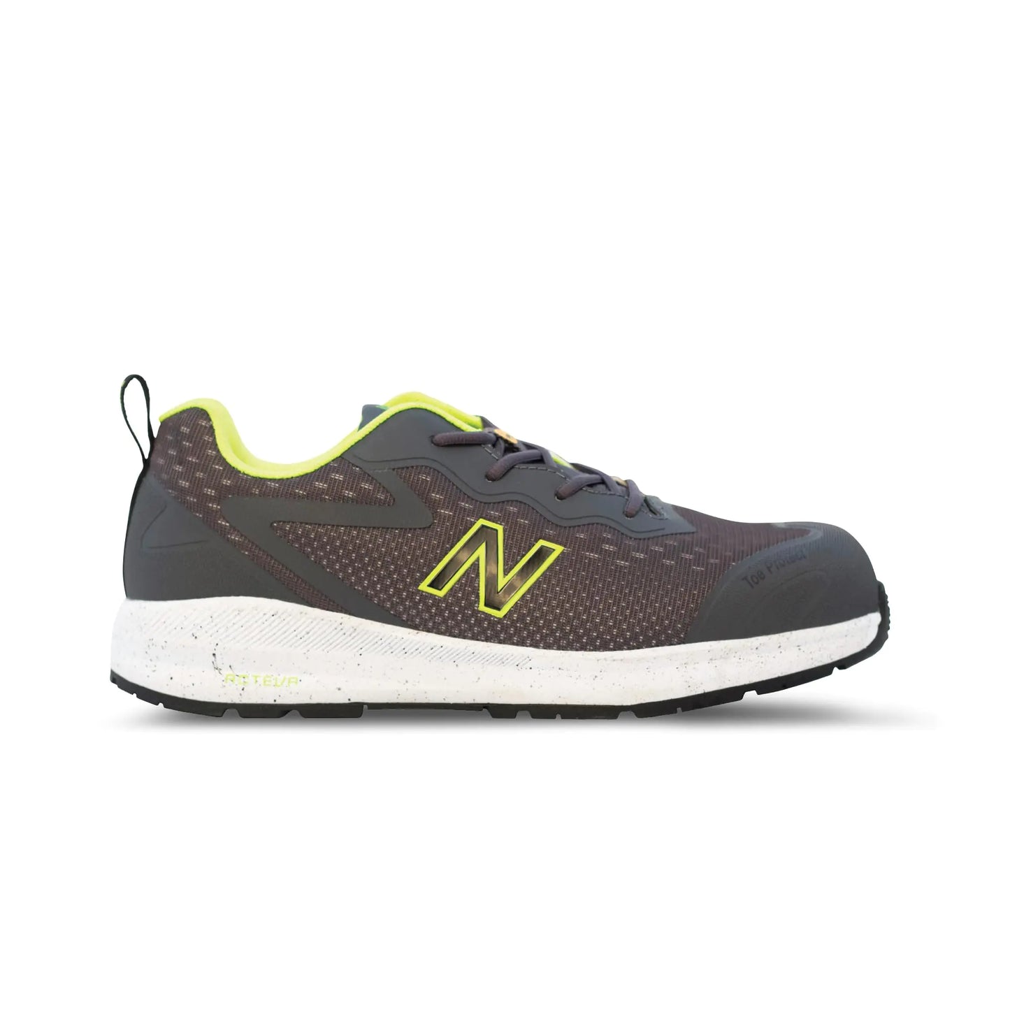 New Balance Mens Composite Toe Logic Industrial Boot Grey/Lime EH 11.5 Wide - Velora Luxury Fashion