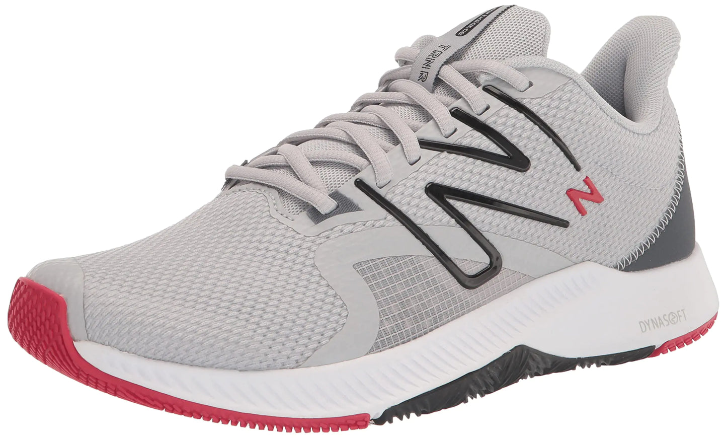 New Balance Mens DynaSoft Trnr V2 Cross Trainer Light Aluminum/Black/Team Red 8.5 X-Wide - Velora Luxury Fashion