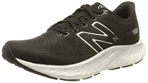 New Balance Womens Fresh Foam X Evoz V3 Running Shoe Black/Silver Metallic 8.5 - Velora Luxury Fashion