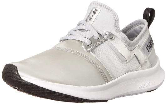 New Balance Womens FuelCore Nergize Sport V1 Sneaker Light Aluminum/Silver Metallic 6 - Velora Luxury Fashion