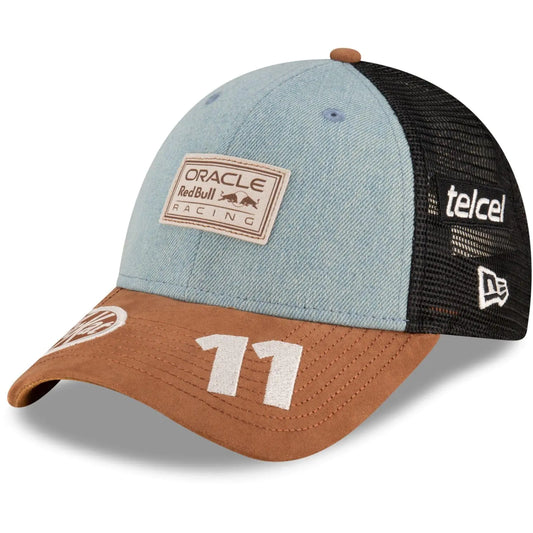 New Era Czech Perez F1 Red Bull GP Austin 9Forty Adjustable Unisex Cap Navy blue Talla Única - Velora Luxury Fashion