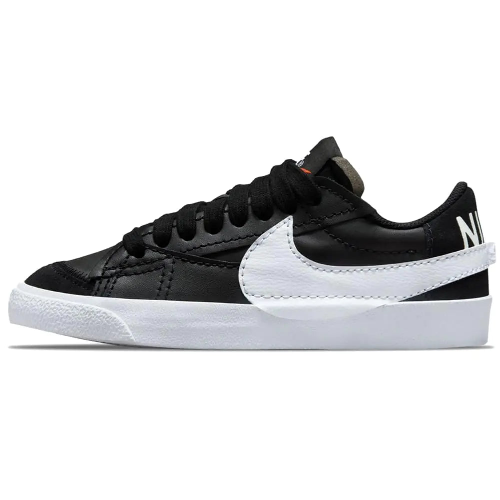 Nike Blazer Low 77 Jumbo Womens Shoes (DQ1470-002 Black/Black/Team Orange/White) Size 5 - Velora Luxury Fashion