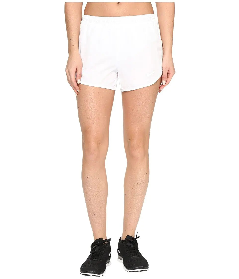 Nike Womens Dry Tempo 3" Running Short White LG 3 - Velora Luxury Fashion