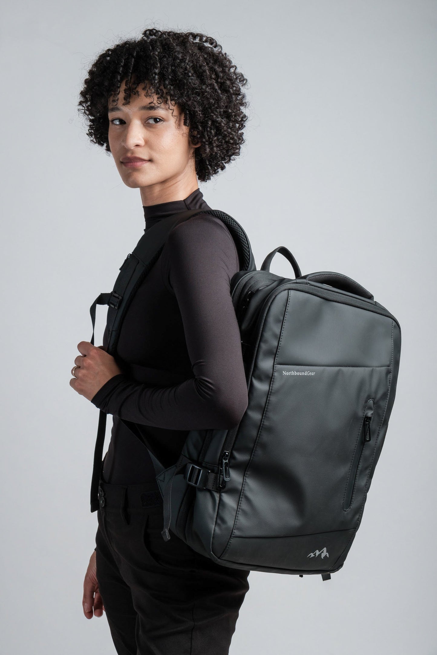 "Voyager" Expandable Backpack 26L / 38L with Built-in Rain Coat Northbound Gear