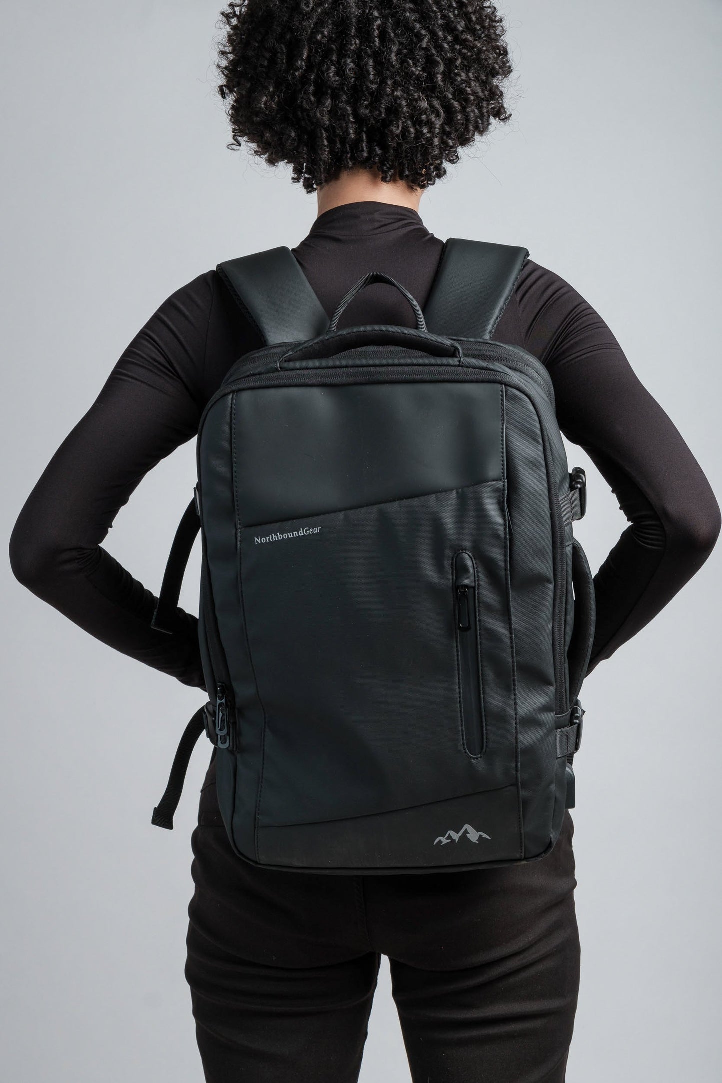 "Voyager" Expandable Backpack 26L / 38L with Built-in Rain Coat Northbound Gear