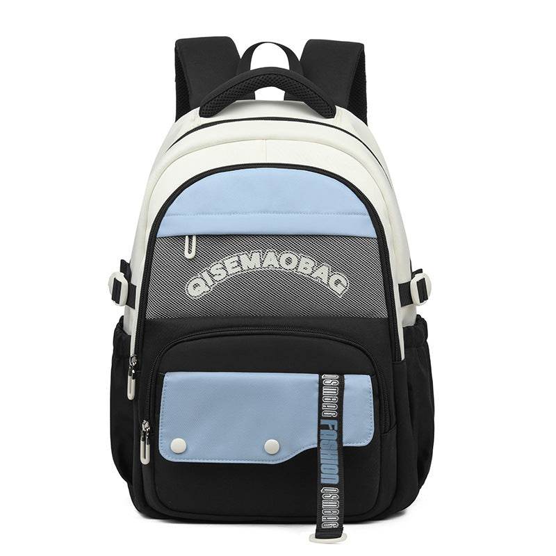 Fashion Color Contrast Leisure Travel Backpack - Velora