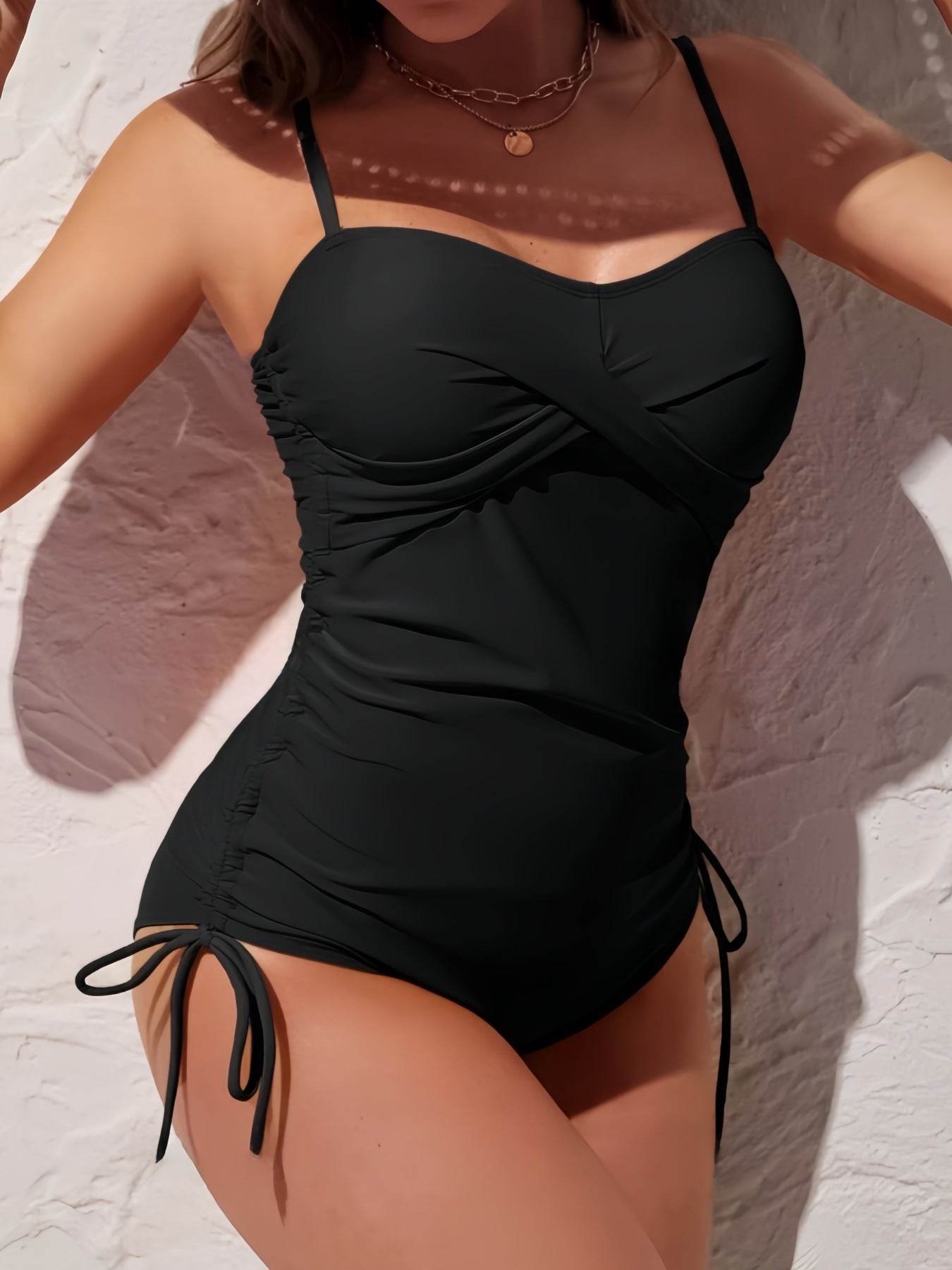 Women's Solid Color Xingcheng One-piece Swimsuit - Velora
