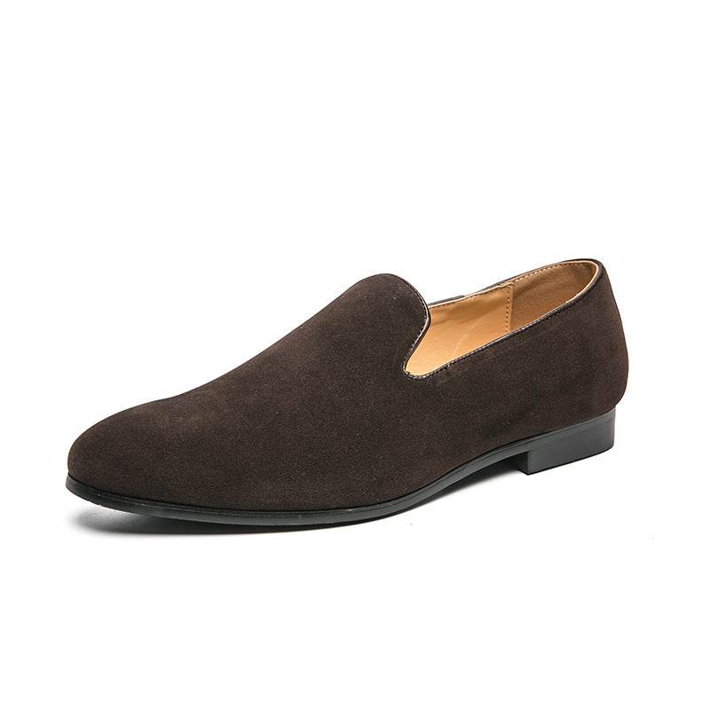 British Leather Shoes Matte Leather Gommino Men - Velora