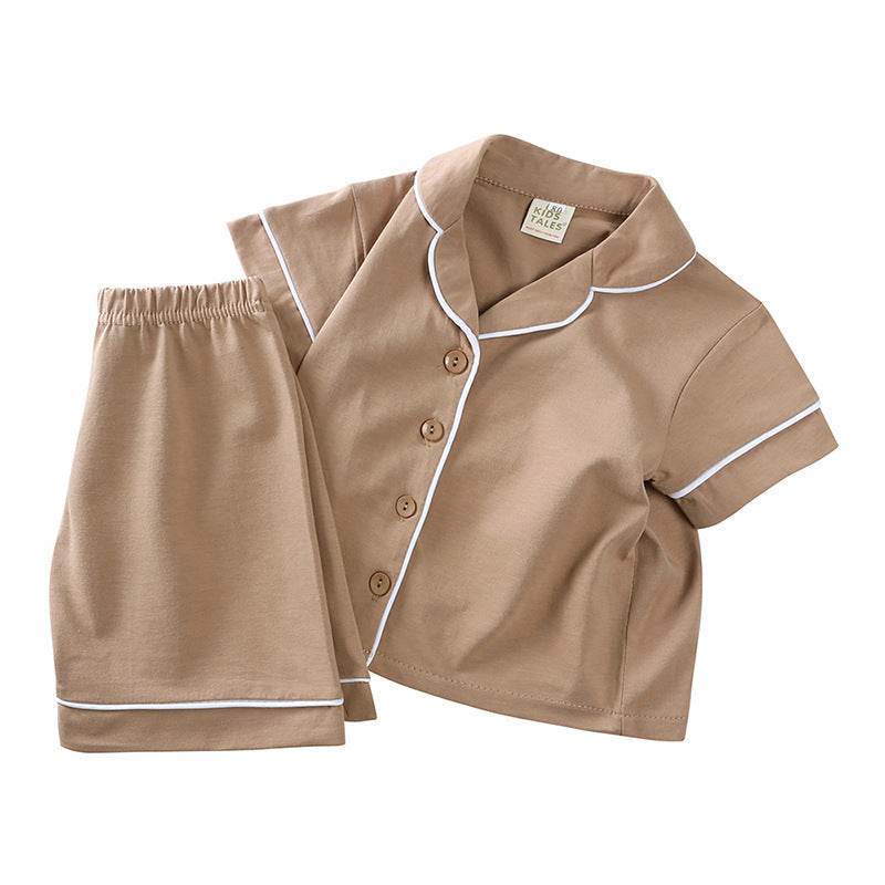 Casual Summer Children's Pure Cotton Soft Pajamas Suit - Velora