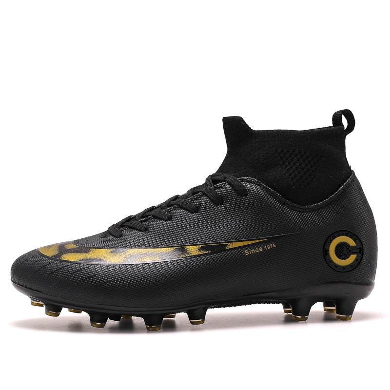 Training Special High-top Gold-plated Bottom Soccer Shoes - Velora