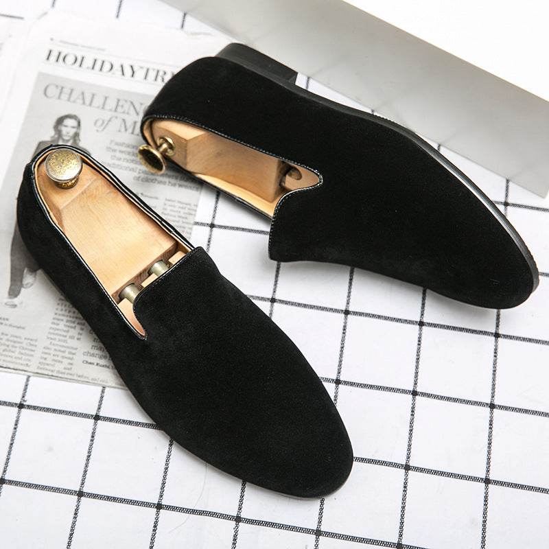 British Leather Shoes Matte Leather Gommino Men - Velora