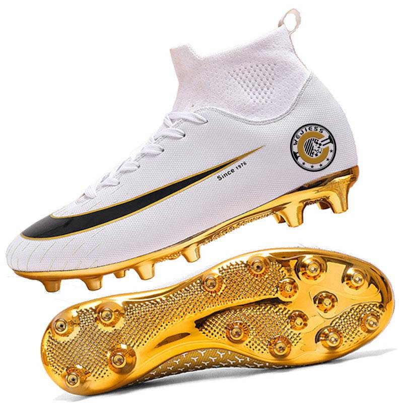 Training Special High-top Gold-plated Bottom Soccer Shoes - Velora