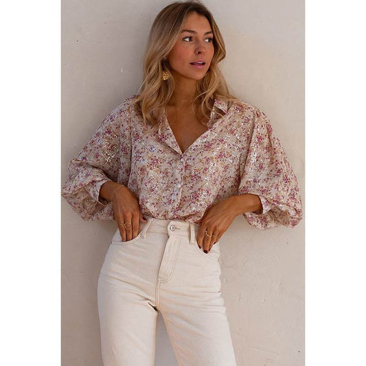 Fashion Single Row Multi-buckle Shirt For Women - Velora