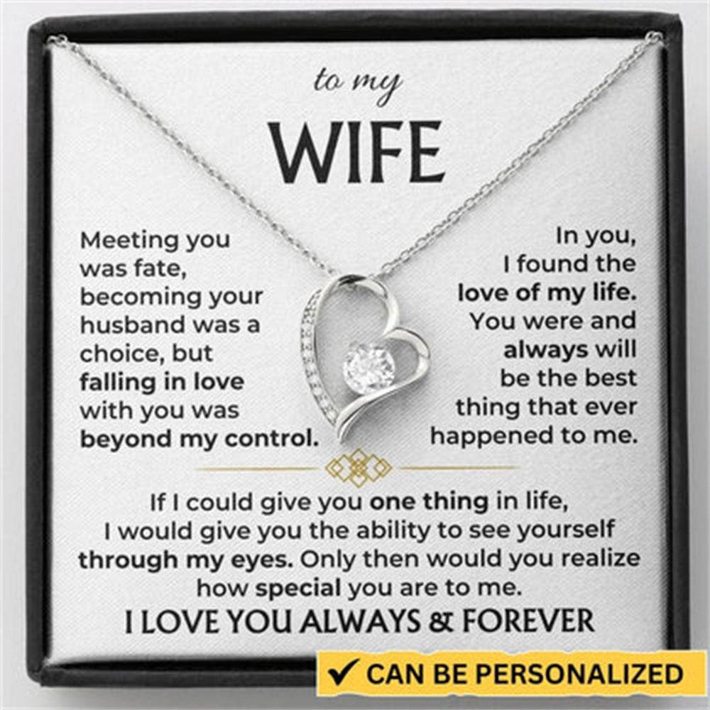 Hollow Love Necklace Pendant Valentine's Day Wife Gift - Velora