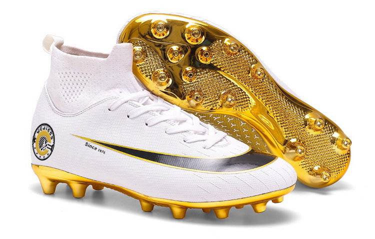 Training Special High-top Gold-plated Bottom Soccer Shoes - Velora