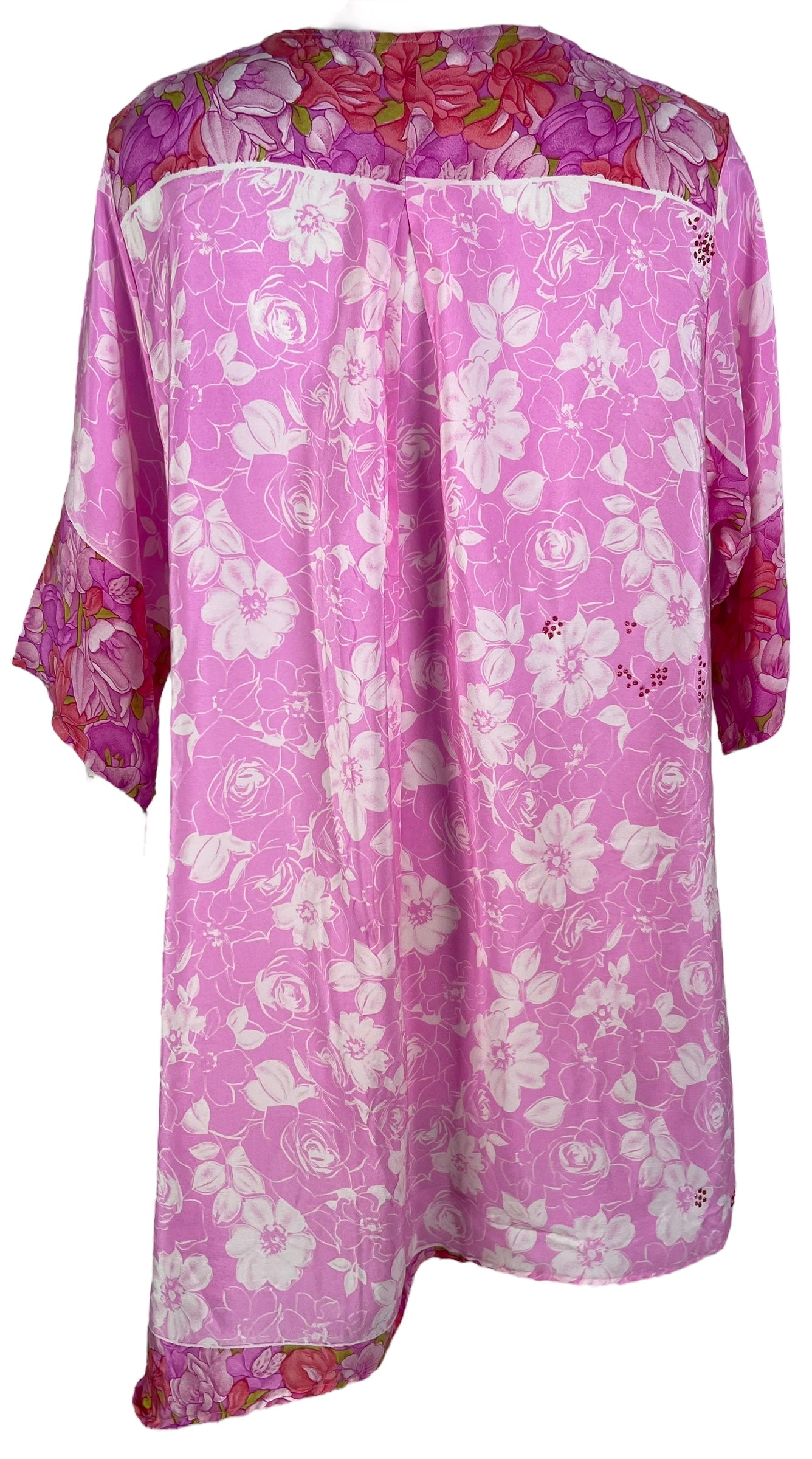 PRC6547 Avatar Pure Silk Self Pocket Tunic Dress - Velora