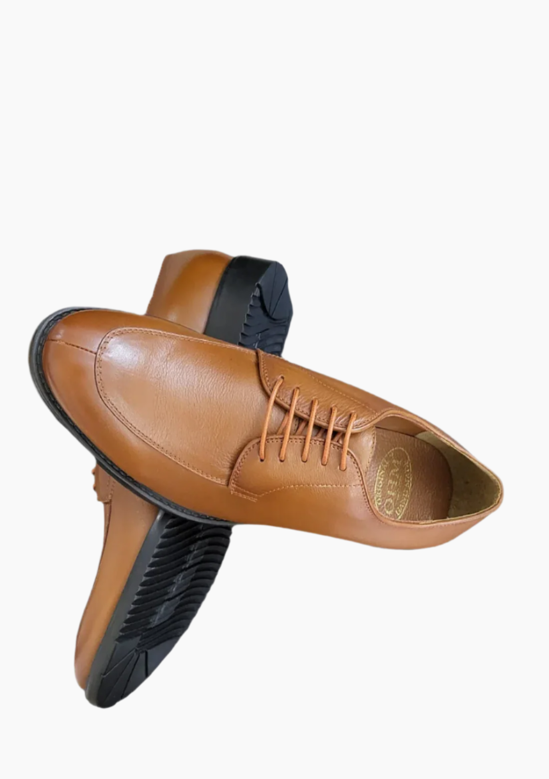 OHM Centre Split Toe Dress Leather Shoes - Velora