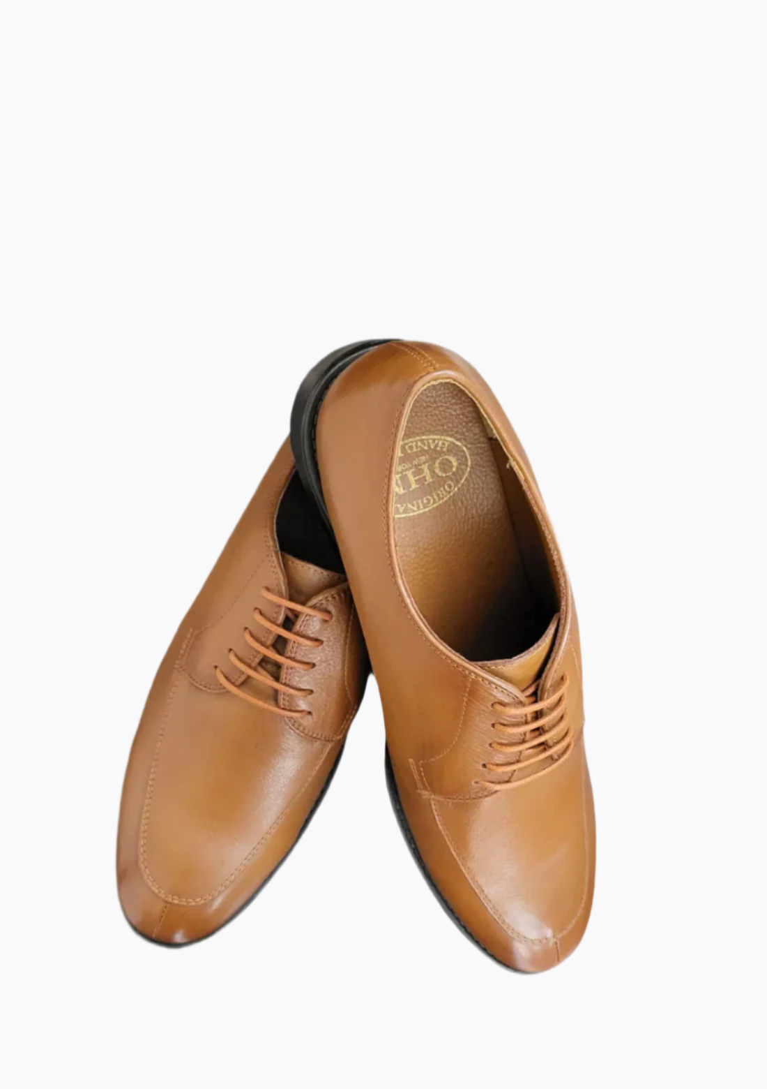 OHM Centre Split Toe Dress Leather Shoes - Velora