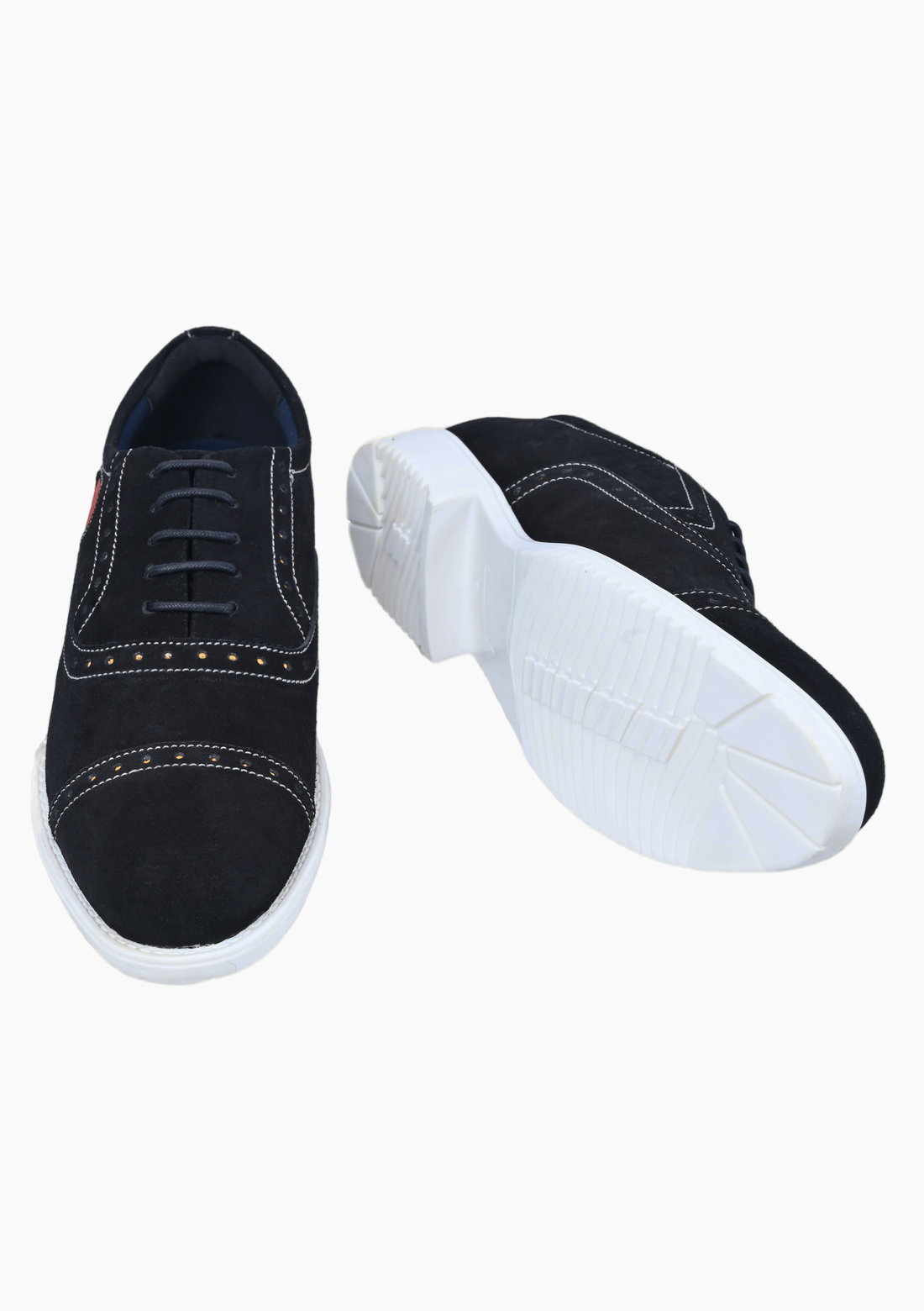 OHM Friday All Day Comfort Italian Leather Oxford with Embossed Logo - Velora