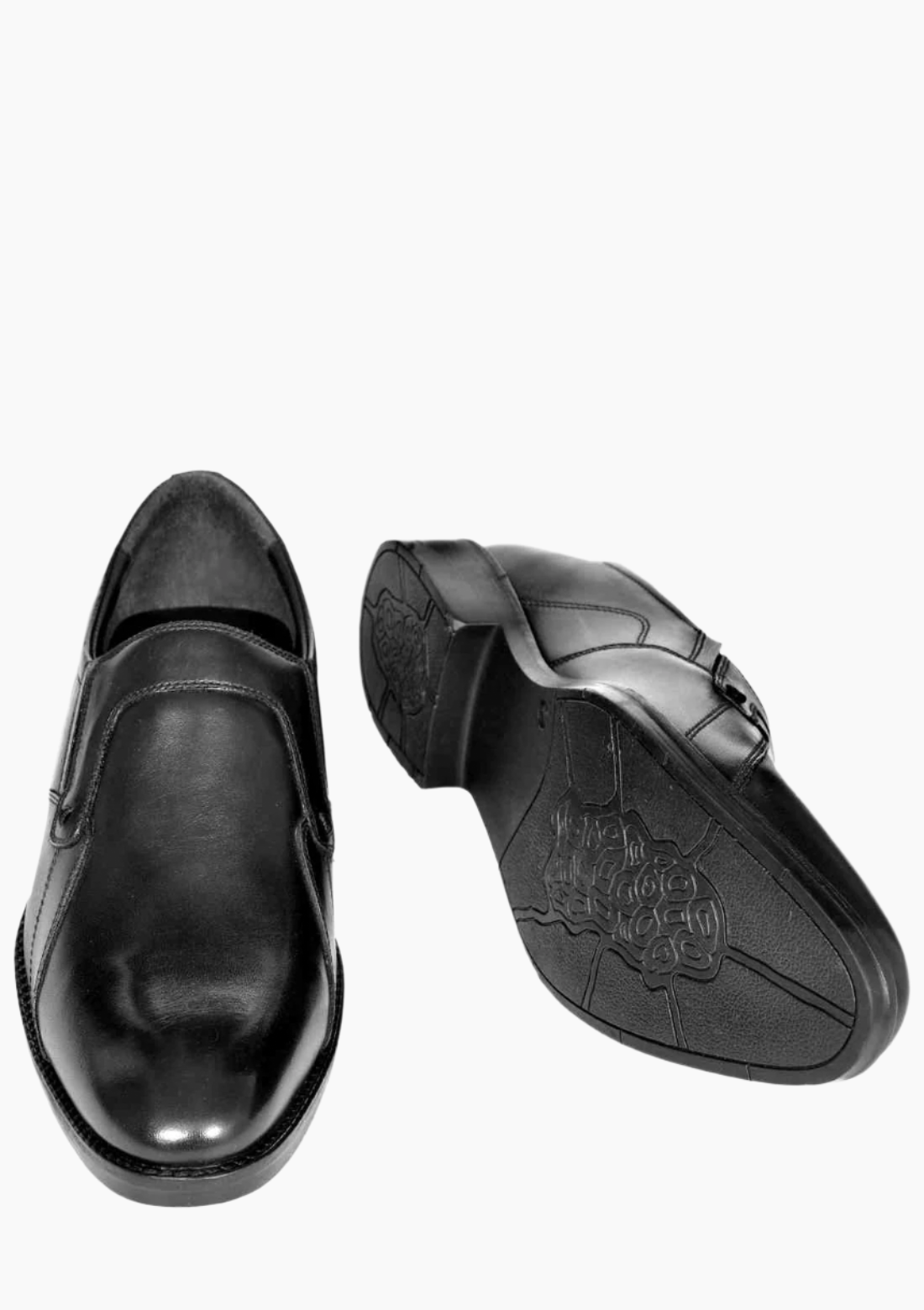 OHM Side Stitched Designer Leather Slip-on Shoes - Velora