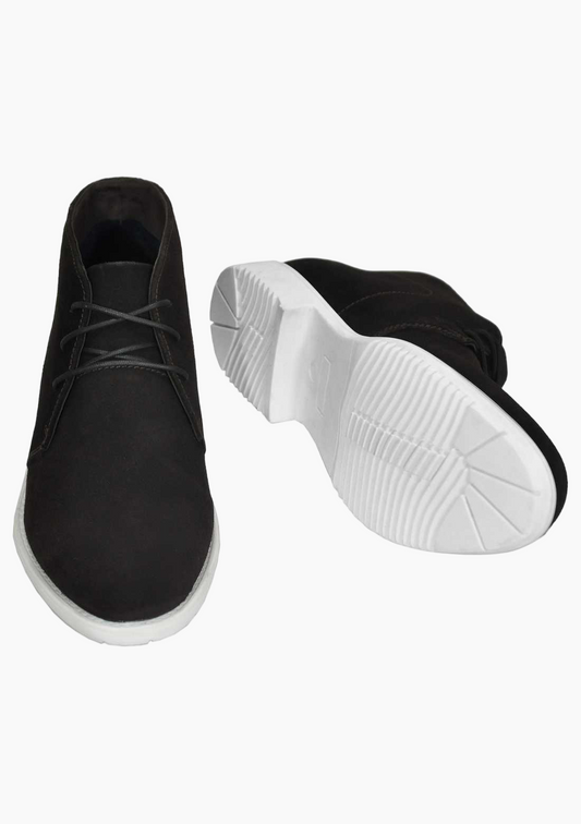 OHM Lifestyle Business Ankle Leather Boots Brown with Laces OHM New York