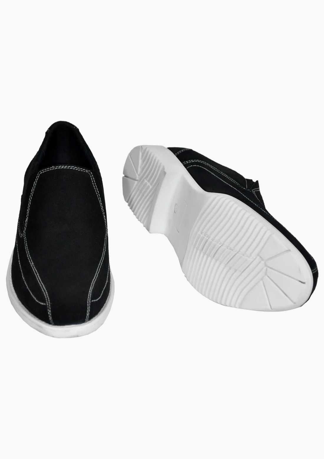 OHM Slip-On Italian Leather Shoes with Perimeter Stitching - Velora