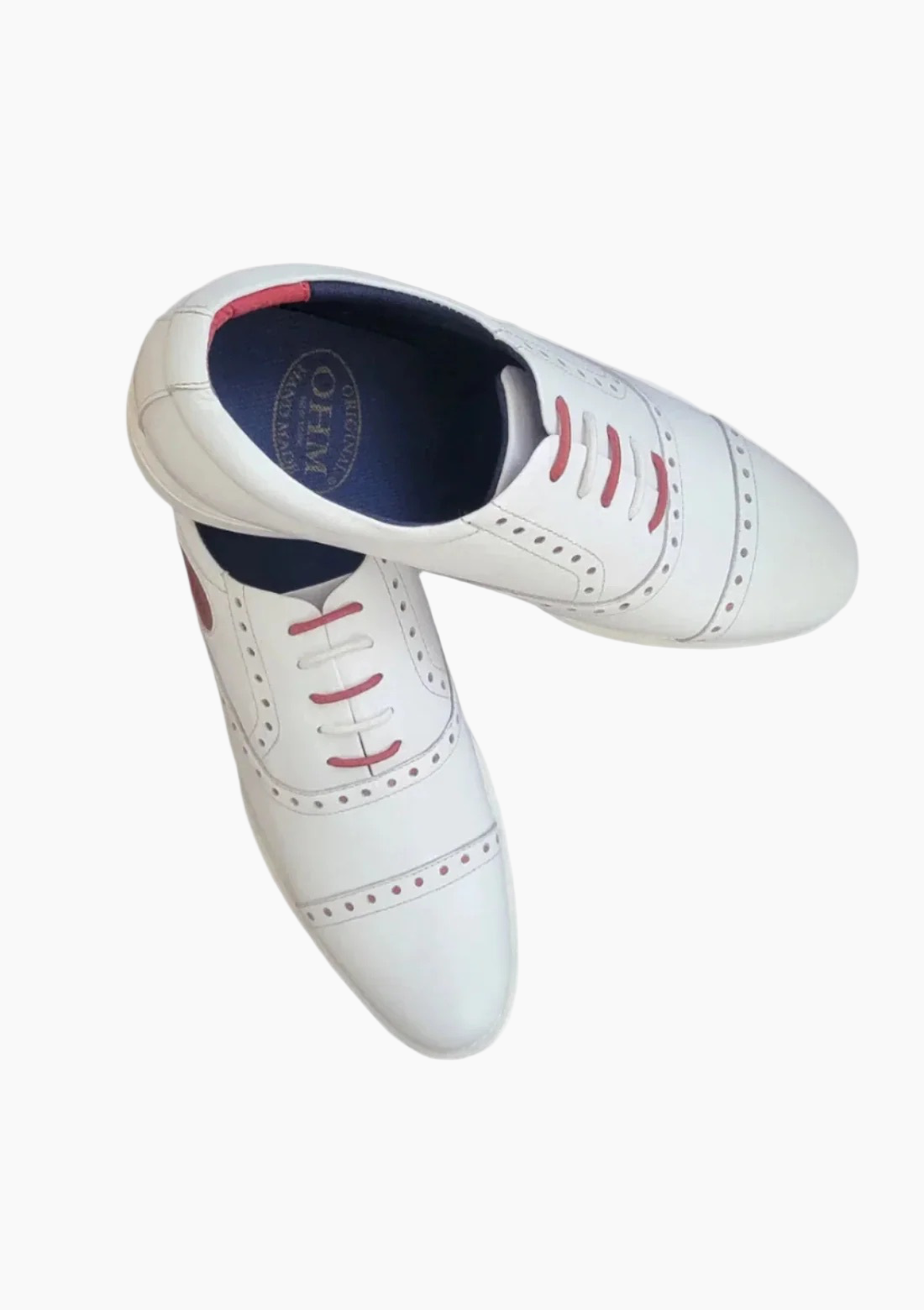 OHM Cap Toe Oxford Sporty Designer Leather Shoes - Velora