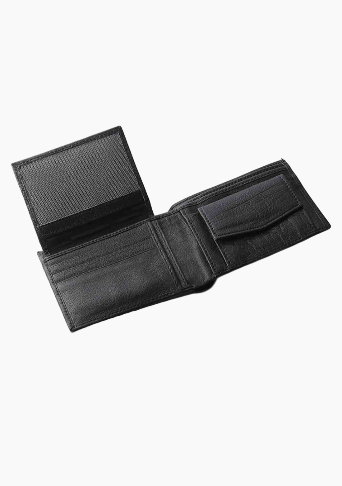 OHM Leather Coin Holder Wallet with ID Window - Velora